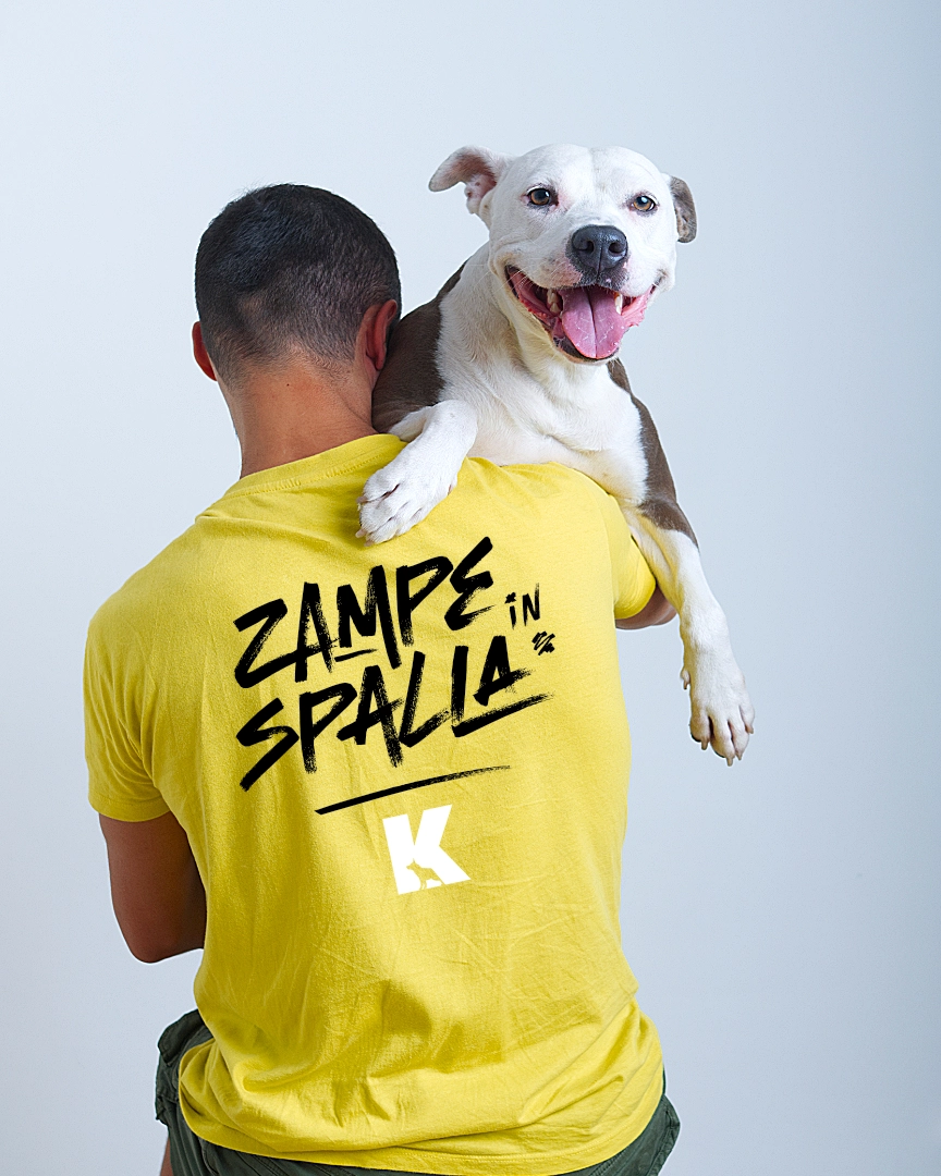 design t-shirt Kevin dog sitter Gorizia - merchandising Sibari Bonato